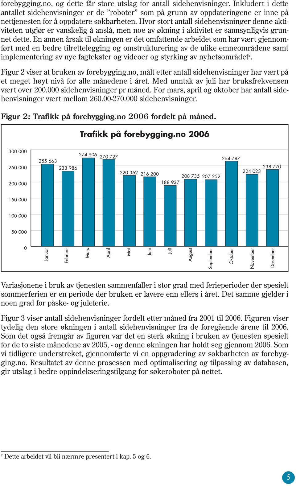 Hvor stort antall sidehenvisninger denne aktiviteten utgjør er vanskelig å anslå, men noe av økning i aktivitet er sannsynligvis grunnet dette.