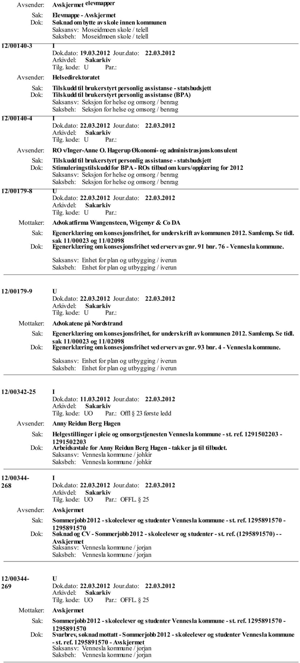 2012 Helsedirektoratet Tilskudd til brukerstyrt personlig assistanse - statsbudsjett Tilskudd til brukerstyrt personlig assistanse (BPA) Saksansv: Seksjon for helse og omsorg / benrag Saksbeh: