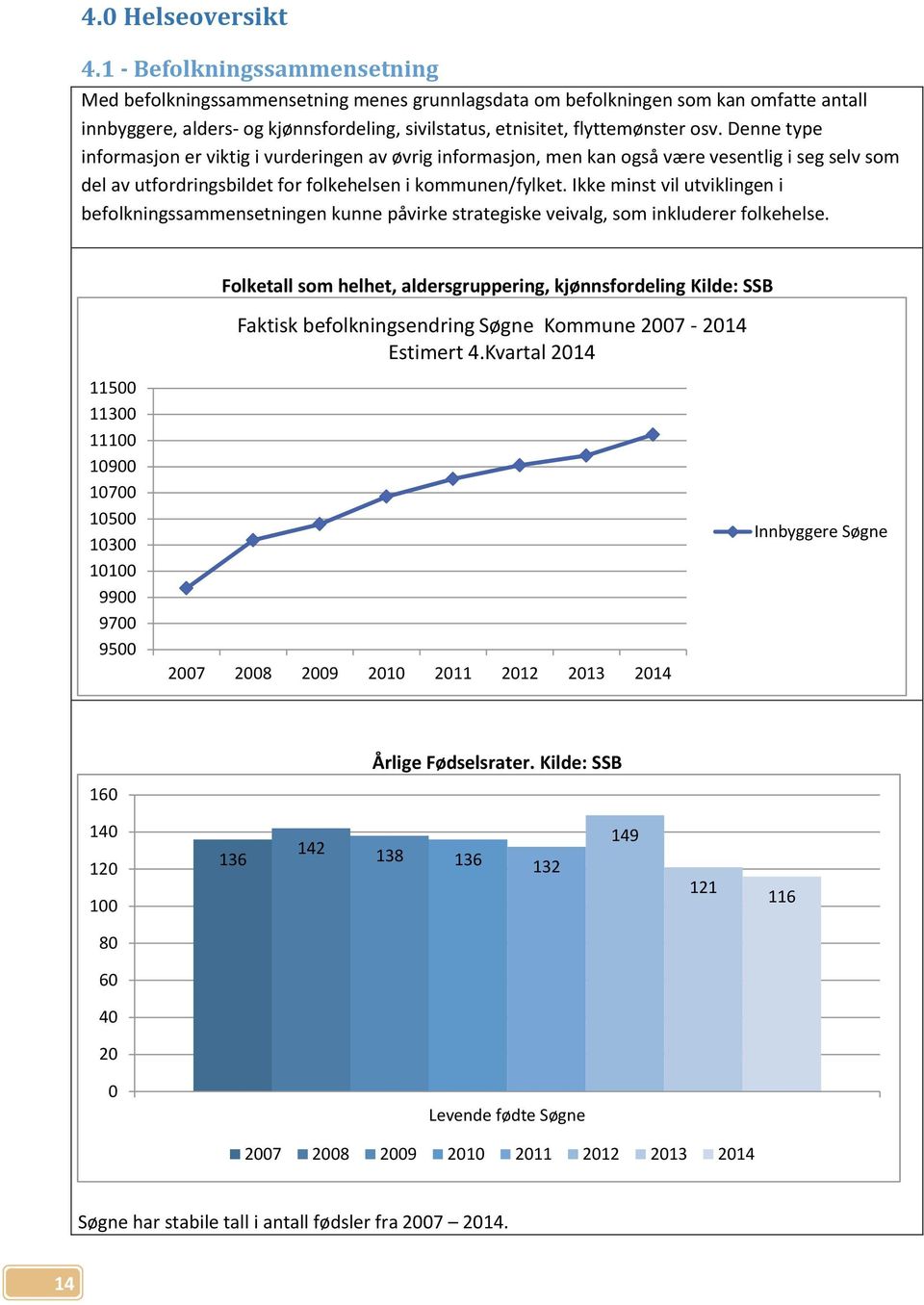 Denne type informasjon er viktig i vurderingen av øvrig informasjon, men kan også være vesentlig i seg selv som del av utfordringsbildet for folkehelsen i kommunen/fylket.