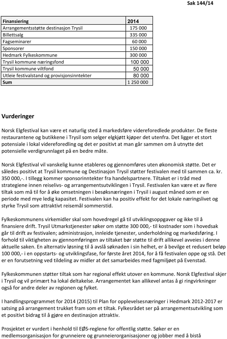 De fleste restaurantene og butikkene i Trysil som selger elgkjøtt kjøper det utenfra.