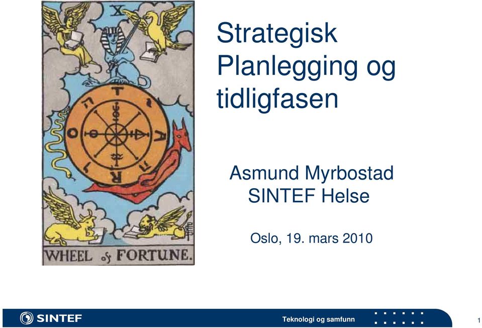 Myrbostad SINTEF Helse