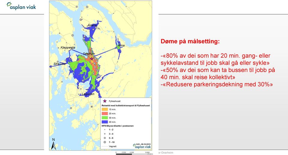 sykle» -«50% av dei som kan ta bussen til jobb på 40