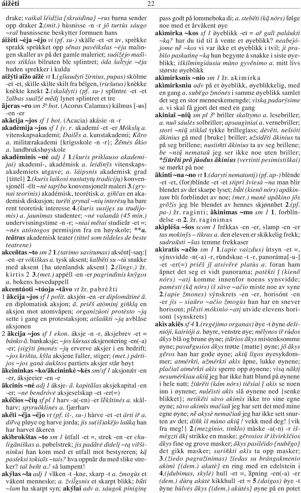 kulda ai µti aî o aî Ω vt 1.(gliaudyti irnius, pupas) skòlme -et -et, skìlle skìlte skilt fra bélgen, (rießutus) knèkke knèkte knekt 2.(skaldyti) (pf.