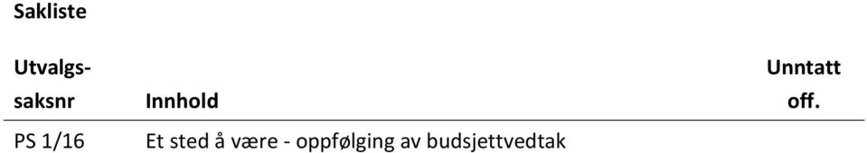 å være - oppfølging av