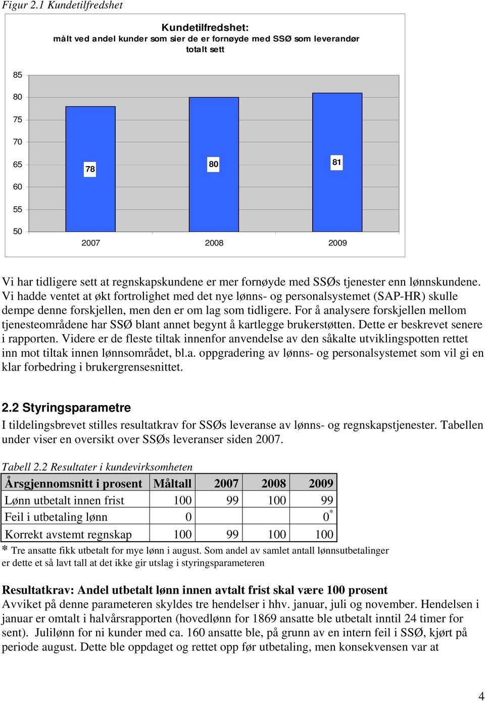 regnskapskundene er mer fornøyde med SSØs tjenester enn lønnskundene.