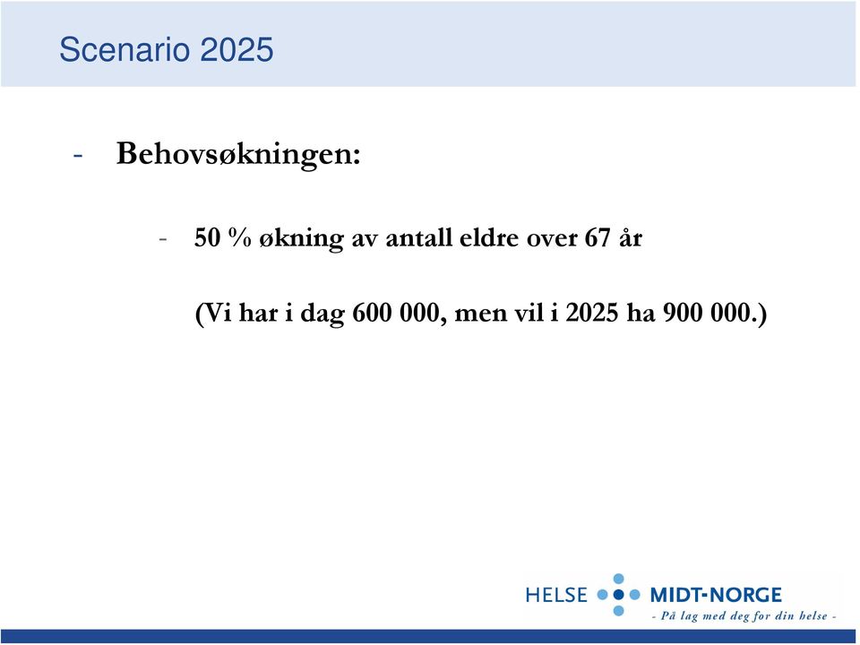 av antall eldre over 67 år (Vi