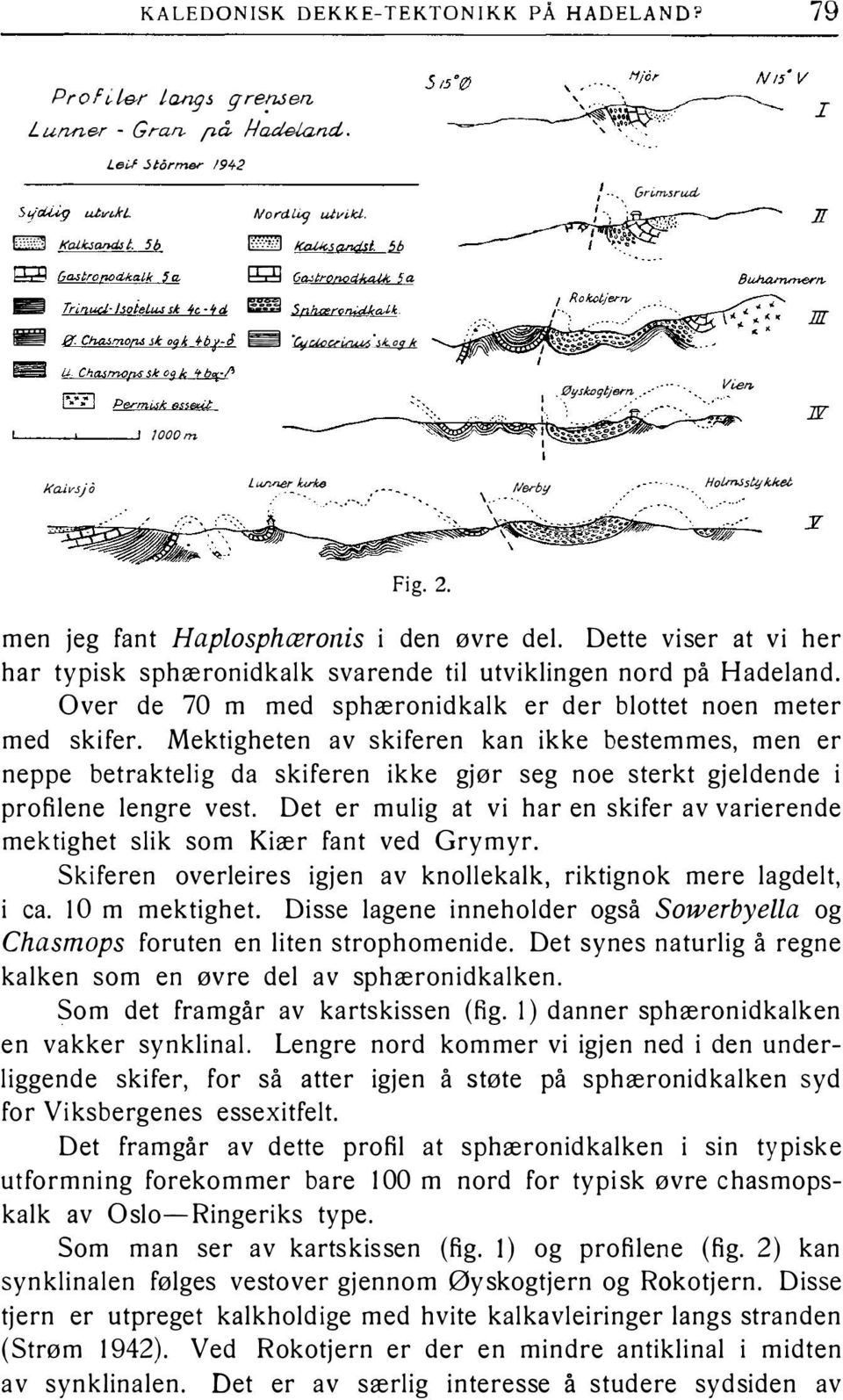 . ly KaivsjO Lunner lurk.e.. -.. -.. : \. Nerby \..... HoVn.Jstqkket Fig. 2. men jeg fant Haplosphæronis i den øvre del.