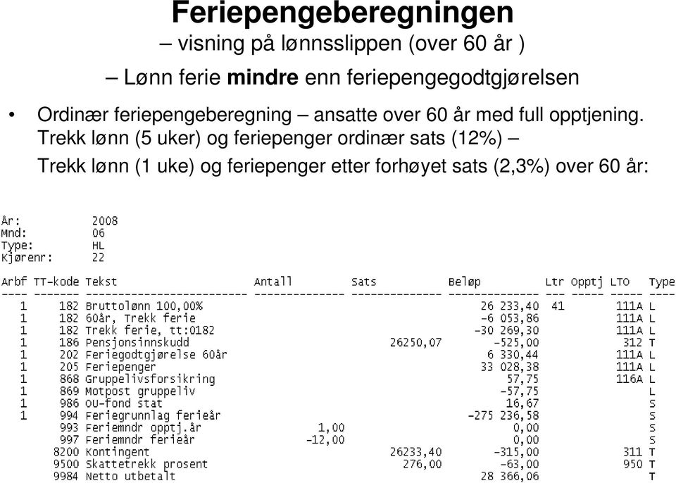 over 60 år med full opptjening.