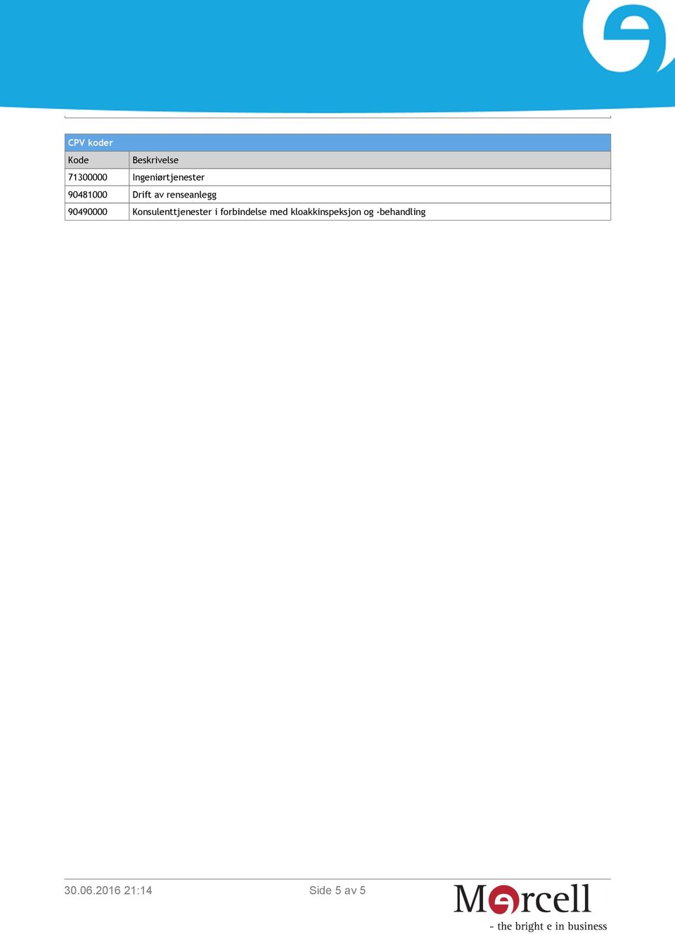 renseanlegg 90490000 Konsulenttjenester i