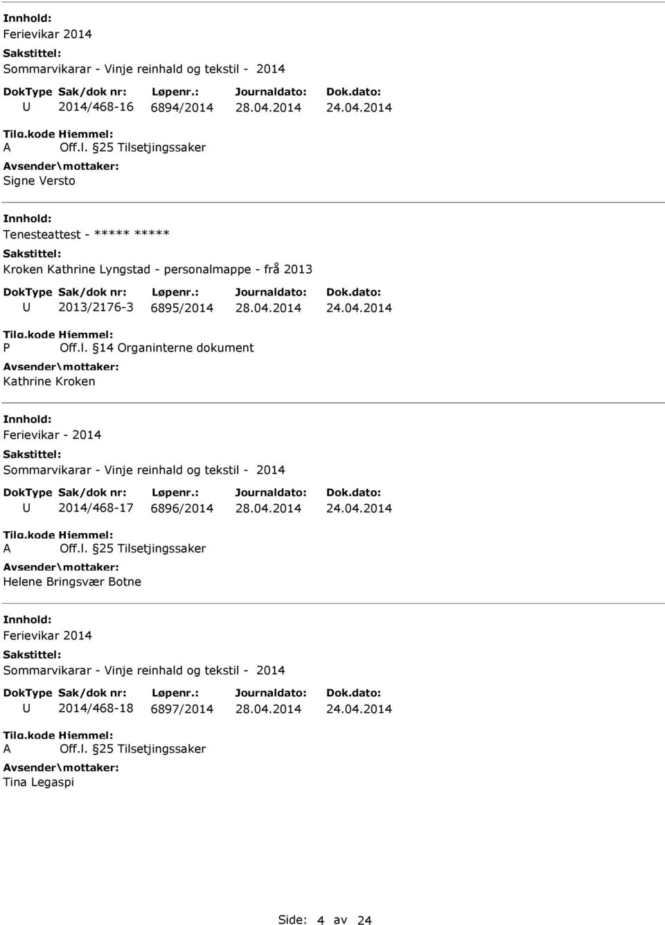 appe - frå 2013 2013/2176-3 6895/2014 24.04.2014 P Off.l.