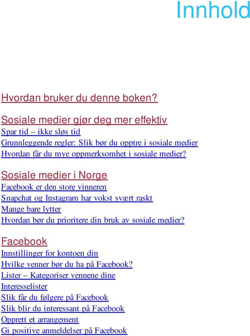 sosiale medier?