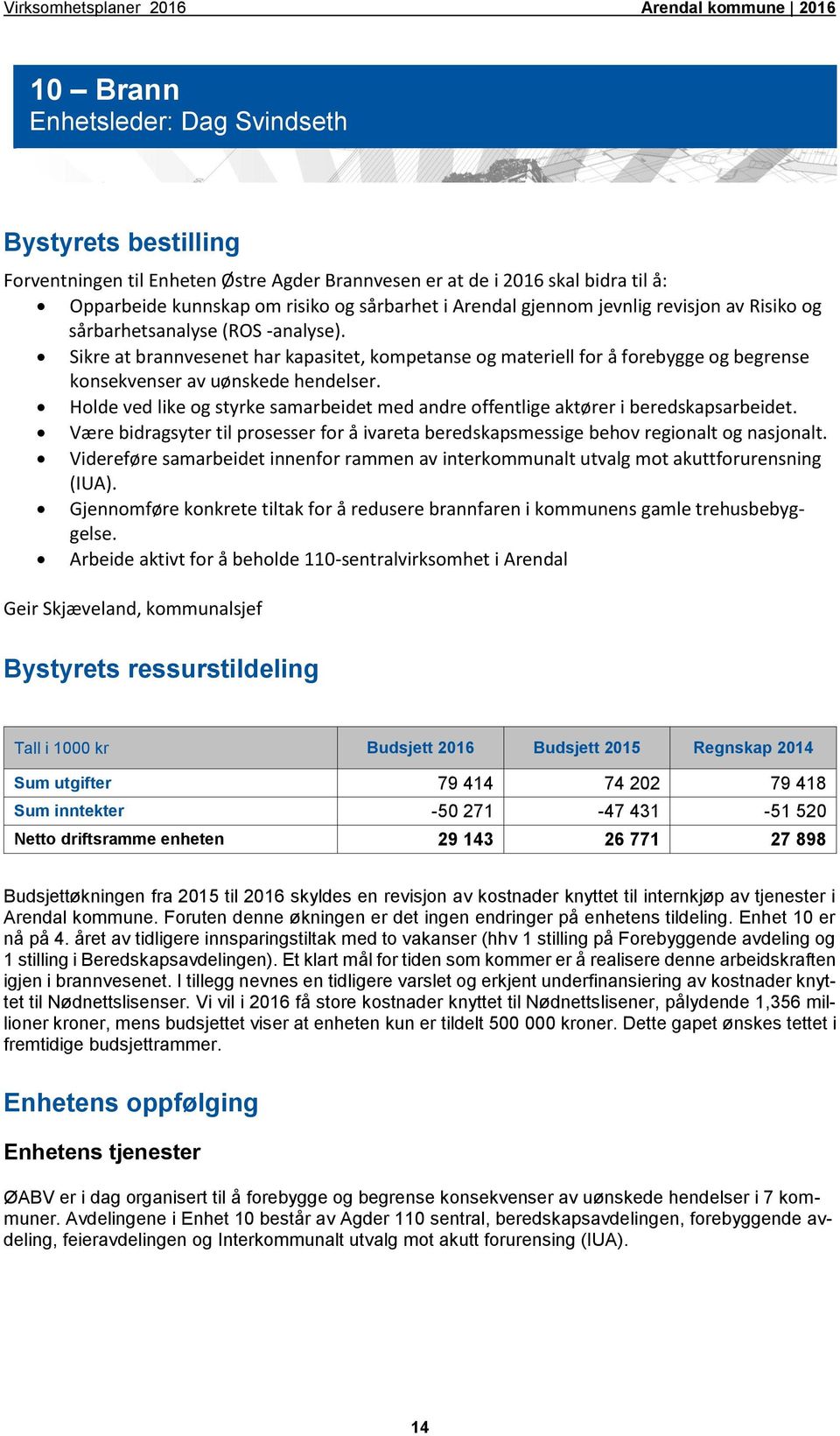 Holde ved like og styrke samarbeidet med andre offentlige aktører i beredskapsarbeidet. Være bidragsyter til prosesser for å ivareta beredskapsmessige behov regionalt og nasjonalt.