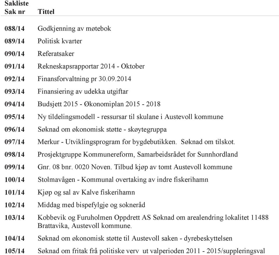 /14 Rekneskapsrapportar 2014 - Oktober 092