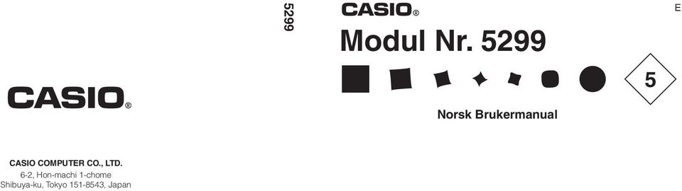 CASIO COMPUTER CO., LTD.