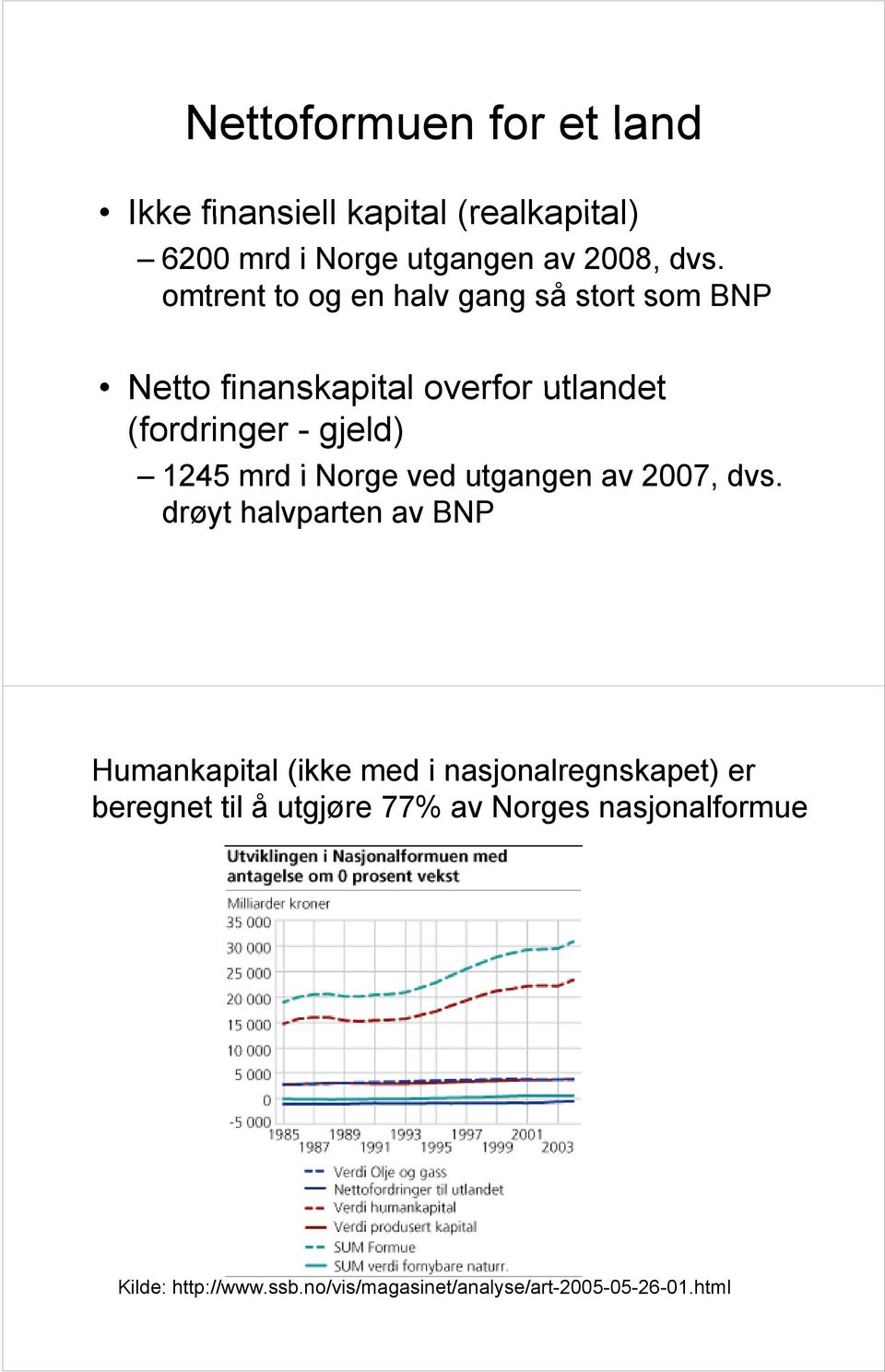 i Norge ved utgangen av 2007, dvs.