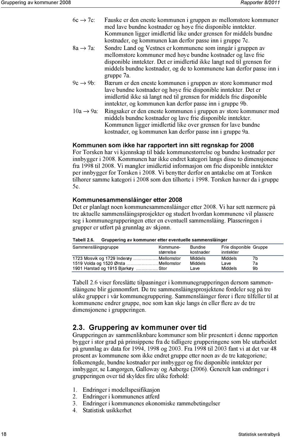 Søndre Land og Vestnes er kommunene som inngår i gruppen av mellomstore kommuner med høye bundne kostnader og lave frie disponible inntekter.