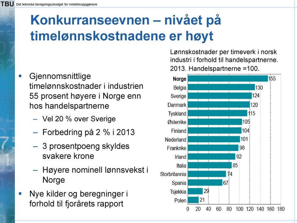 skyldes svakere krone Høyere nominell lønnsvekst i Norge Nye kilder og beregninger i forhold til fjorårets