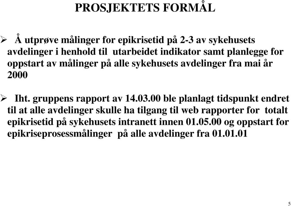 gruppens rapport av 14.03.