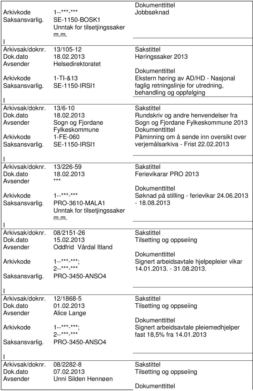 13/6-10 Sakstittel Dok.dato 18.02.