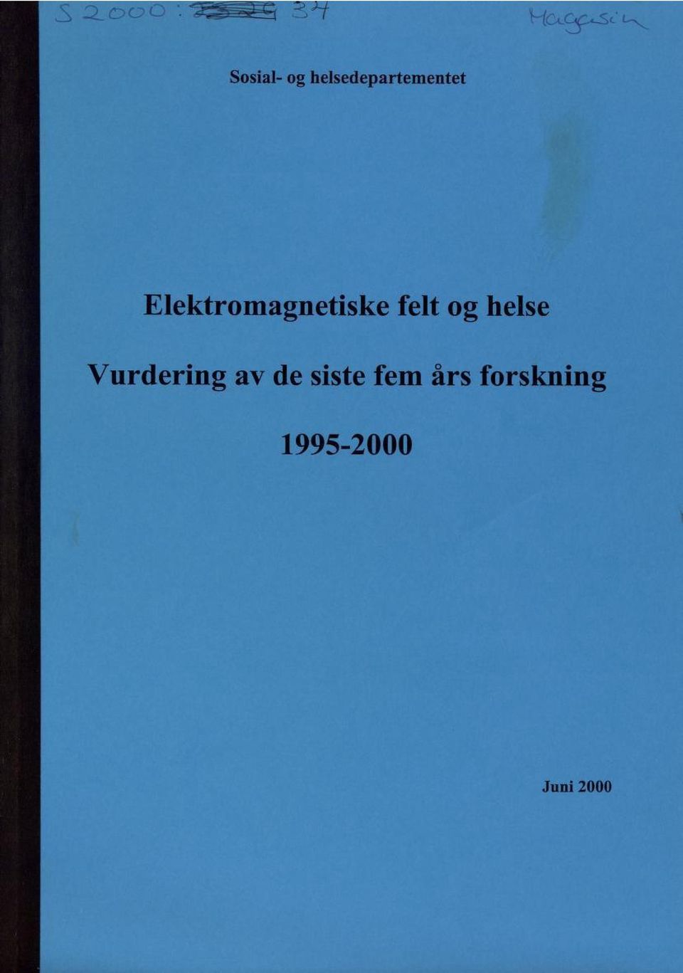 Elektromagnetiske felt og helse