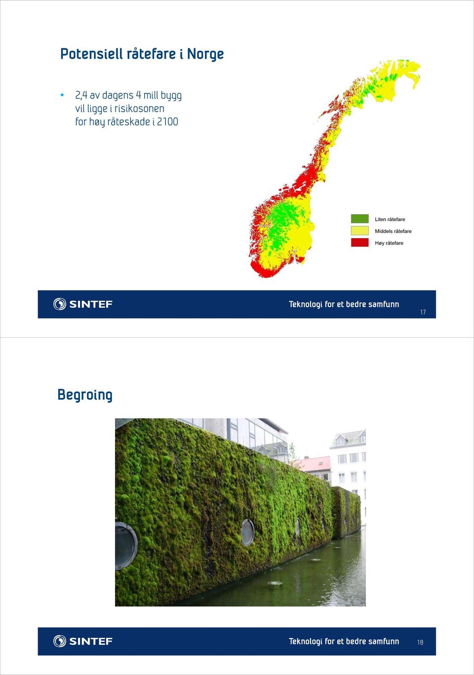 ligge i risikosonen for høy