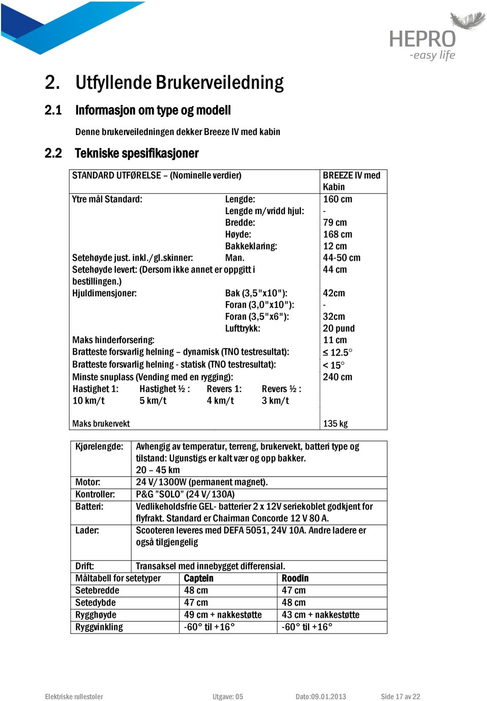 Setehøyde just. inkl./gl.skinner: Man. 44-50 cm Setehøyde levert: (Dersom ikke annet er oppgitt i 44 cm bestillingen.