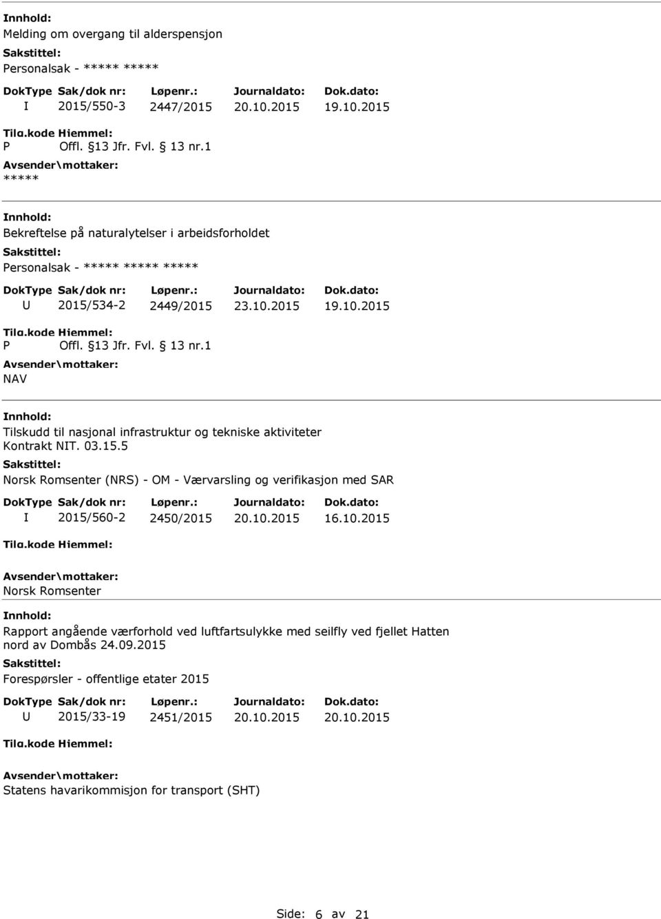 10.2015 Norsk Romsenter Rapport angående værforhold ved luftfartsulykke med seilfly ved fjellet Hatten nord av Dombås 24.09.