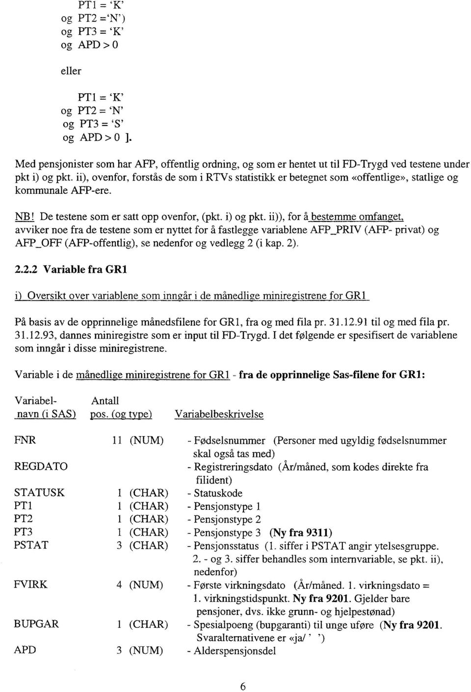 ii)), fr å bestemme mfanget, avviker ne fra de testene sm er nyttet fr å fastlegge variablene AFP_PRIV (AFP- privat) g AFP_Oi-41- (AFP-ffentlig), se nedenfr g vedlegg 2 