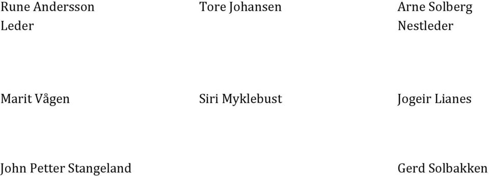 Vågen Siri Myklebust Jogeir