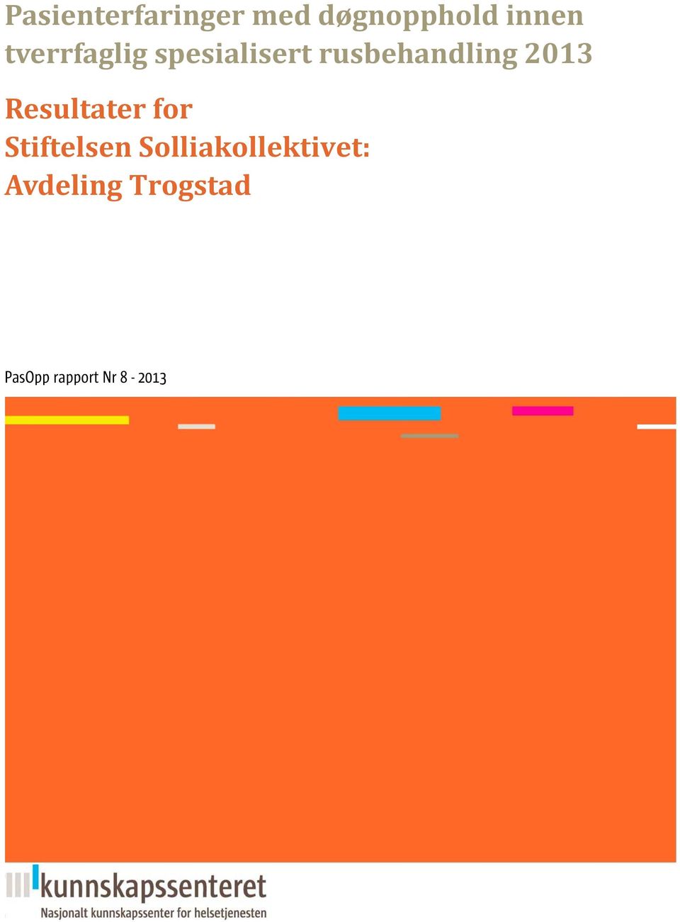 2013 Resultater for Stiftelsen