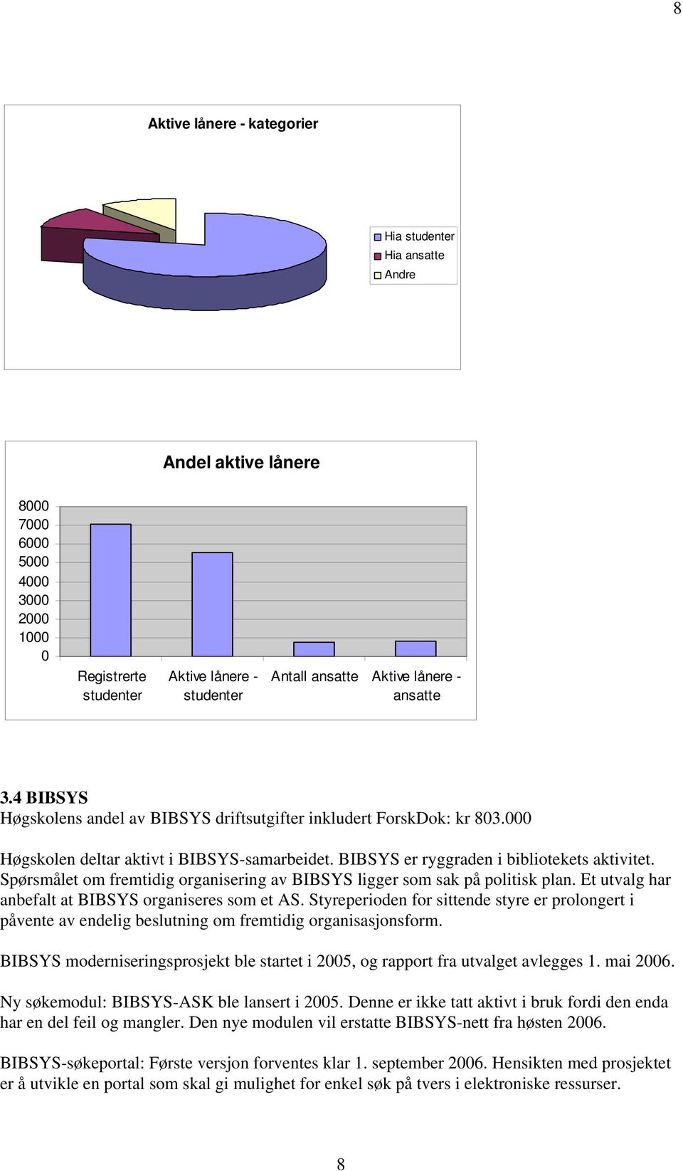 Spørsmålet om fremtidig organisering av BIBSYS ligger som sak på politisk plan. Et utvalg har anbefalt at BIBSYS organiseres som et AS.