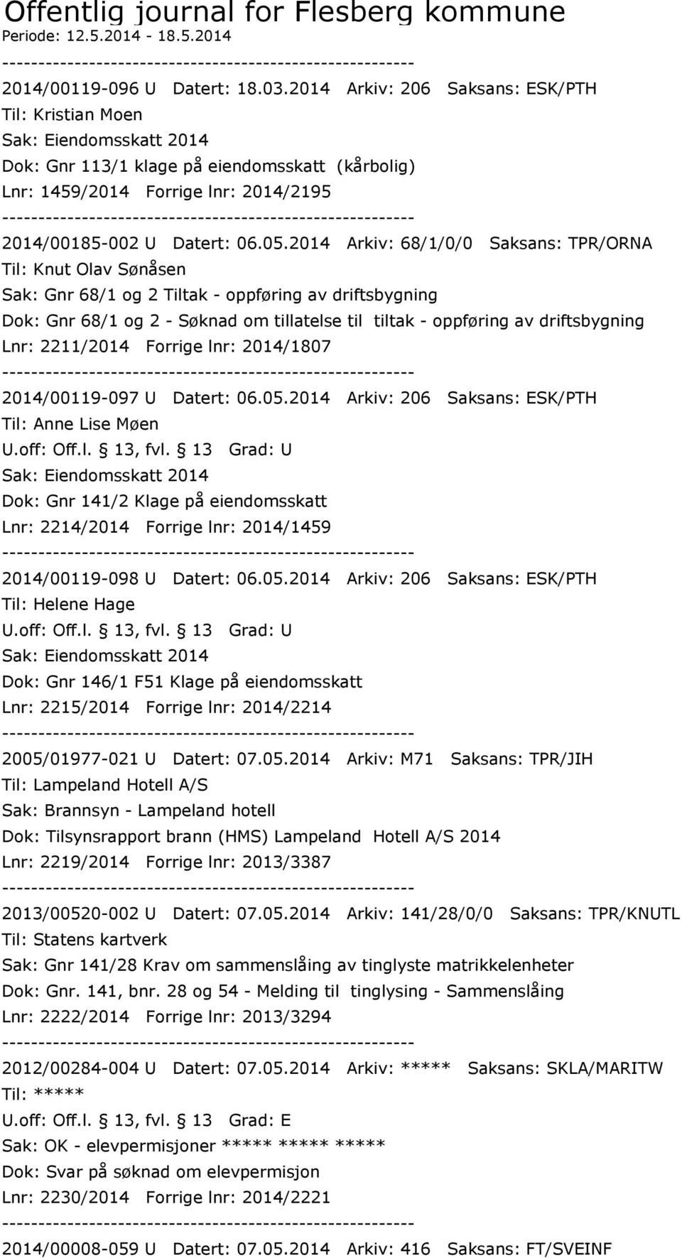 2014 Arkiv: 68/1/0/0 Saksans: TPR/ORNA Til: Knut Olav Sønåsen Sak: Gnr 68/1 og 2 Tiltak - oppføring av driftsbygning Dok: Gnr 68/1 og 2 - Søknad om tillatelse til tiltak - oppføring av driftsbygning