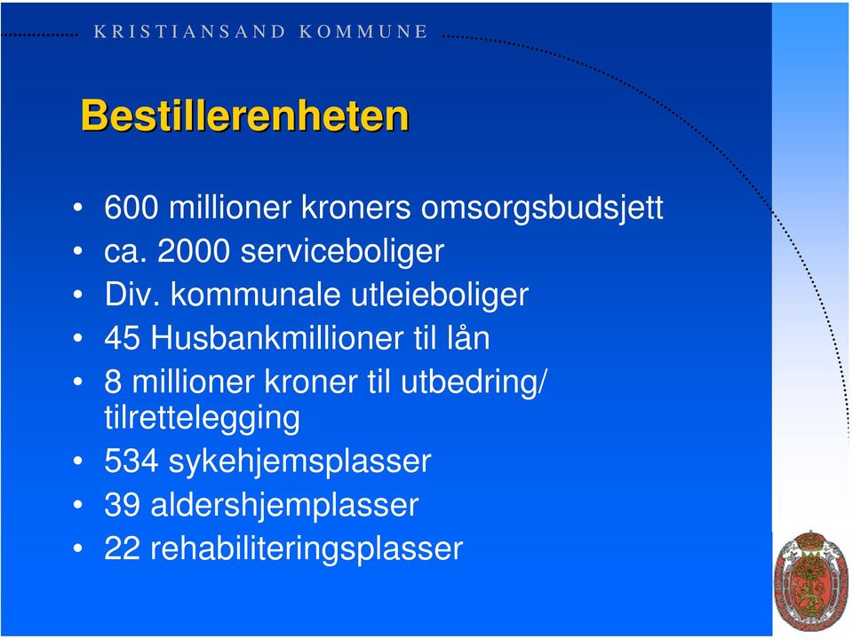 kommunale utleieboliger 45 Husbankmillioner til lån 8 millioner