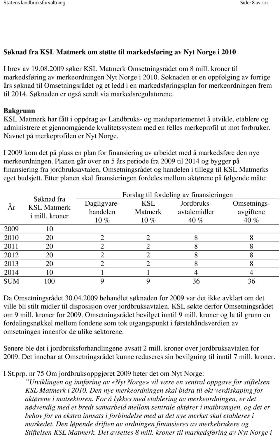 Søknaden er også sendt via markedsregulatorene.