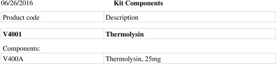 Components: V400A