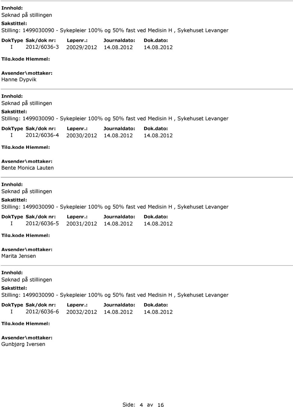 Lauten nnhold: 2012/6036-5 20031/2012 Marita