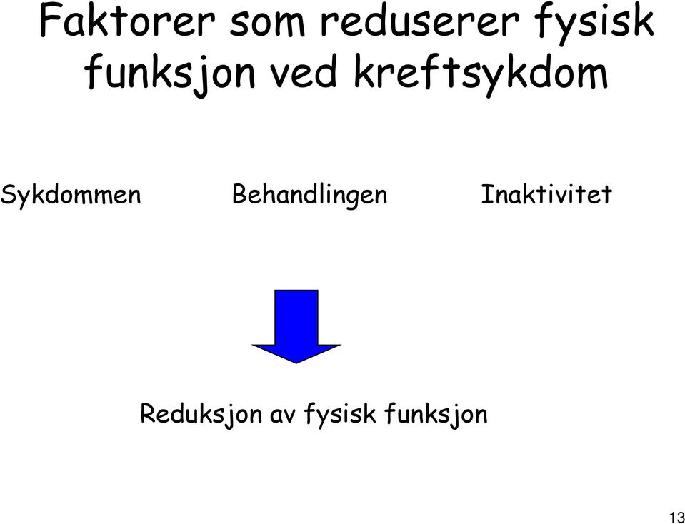 Sykdommen Behandlingen