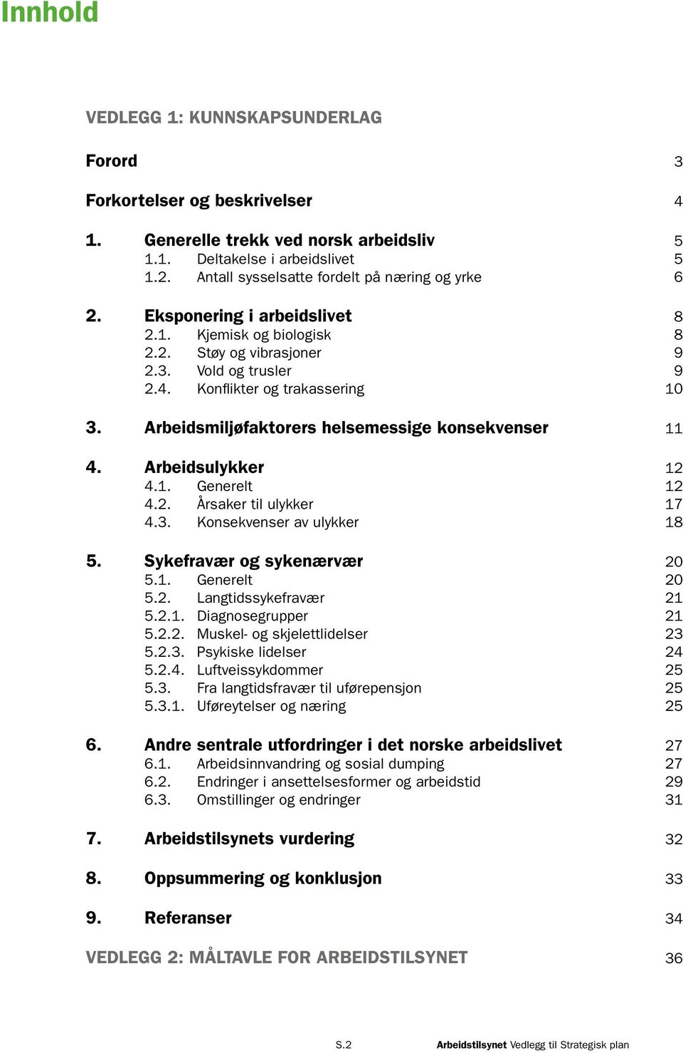 Arbeidsmiljøfaktorers helsemessige konsekvenser 11 4. Arbeidsulykker 12 4.1. Generelt 12 4.2. Årsaker til ulykker 17 4.3. Konsekvenser av ulykker 18 5. Sykefravær og sykenærvær 20 5.1. Generelt 20 5.