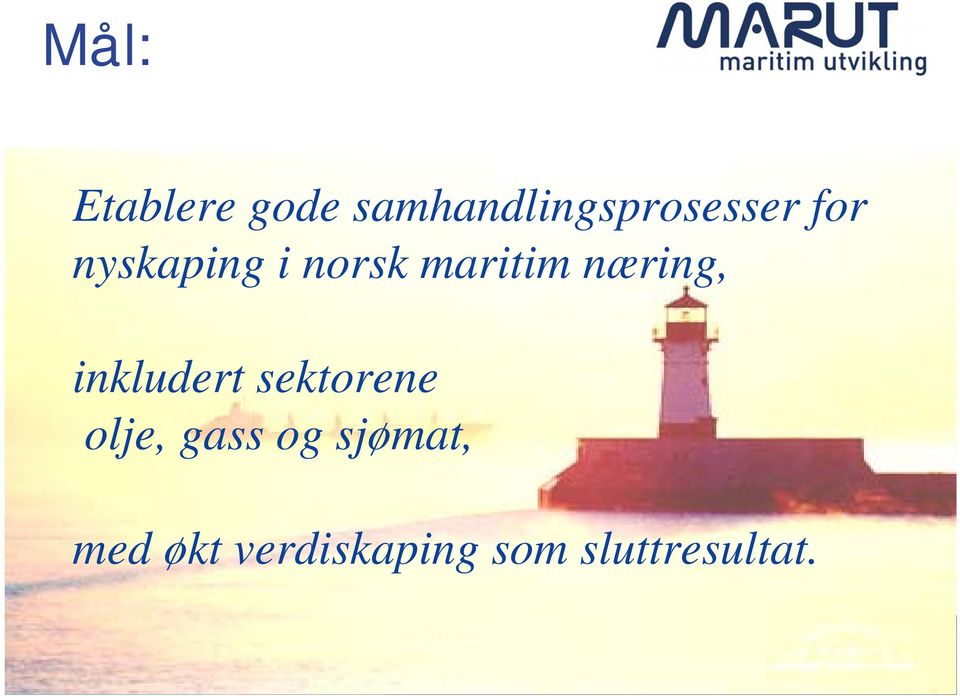 norsk maritim næring, inkludert