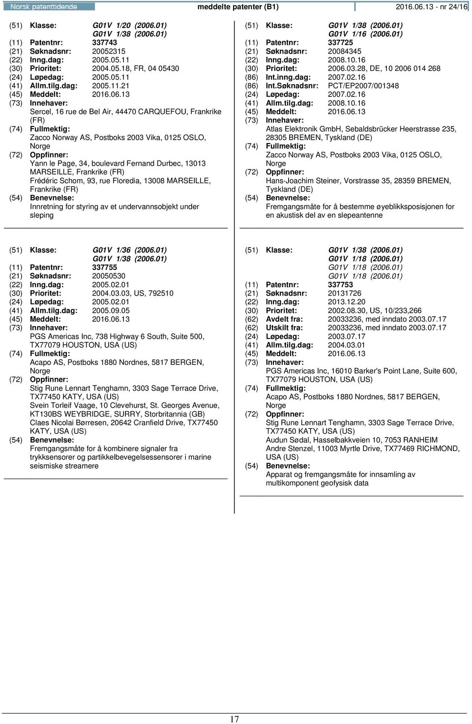 (41) Allm.tilg.dag: 2005.11.