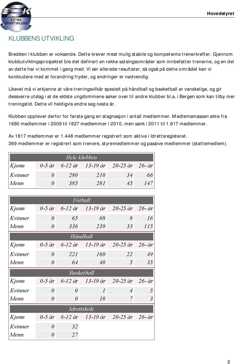 Vi ser allerede resultater, så også på dette området kan vi konkludere med at forandring fryder, og endringer er nødvendig.