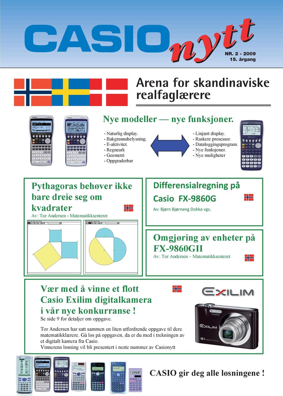 Den undervuderte vitenskapelige - Regnearkkalkulatoren - Geometri - Oppgraderbar Tips om ClassPad Manager 3.