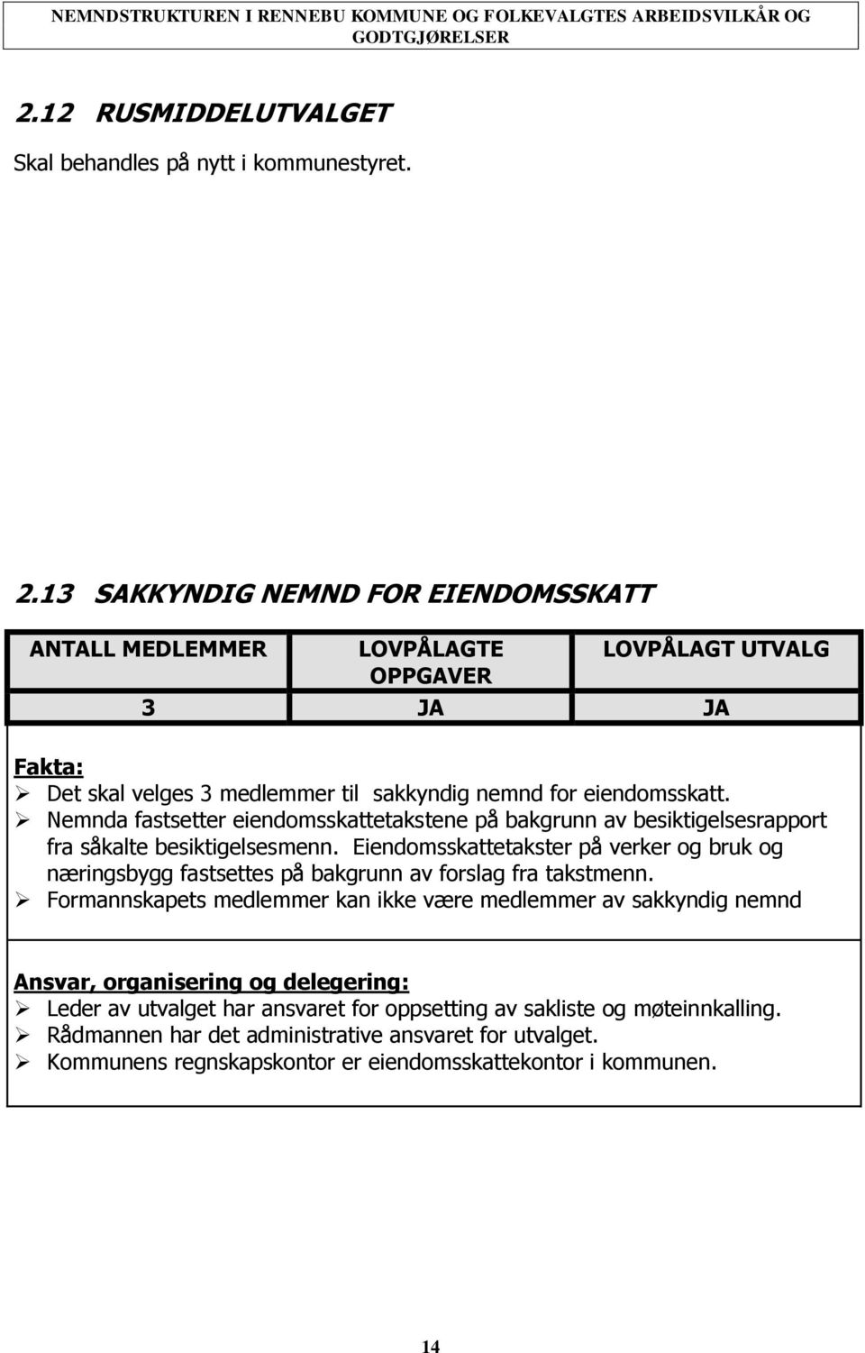 Nemnda fastsetter eiendomsskattetakstene på bakgrunn av besiktigelsesrapport fra såkalte besiktigelsesmenn.