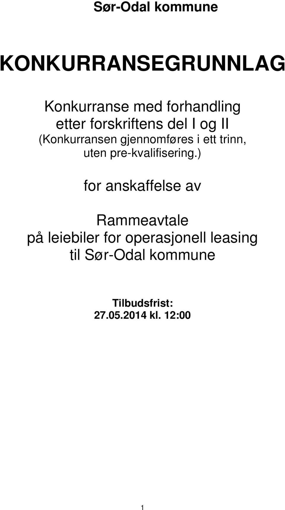 pre-kvalifisering.