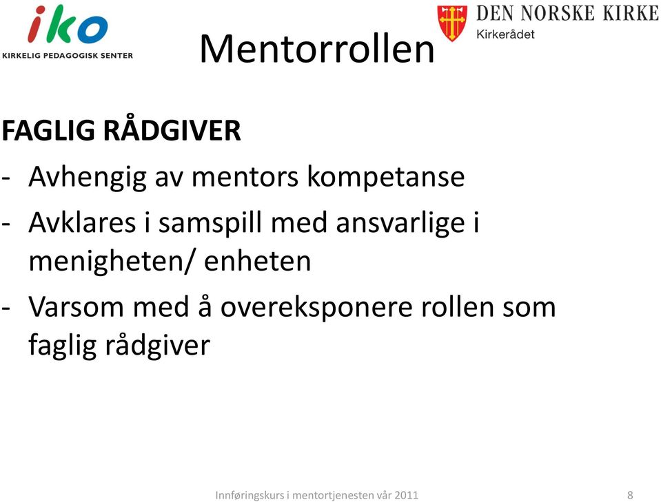 ansvarlige i menigheten/ enheten - Varsom