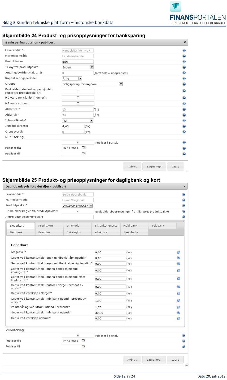 Skjermbilde 25 Produkt- og