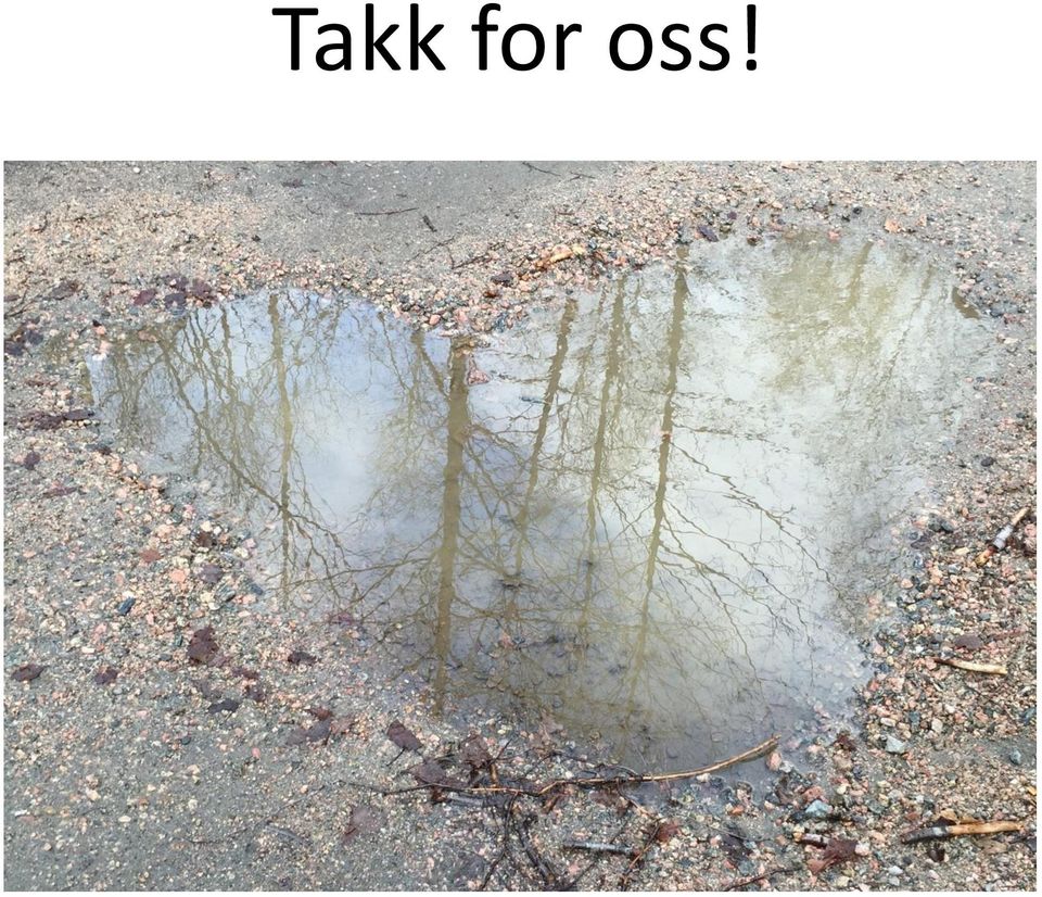 april Takk for oss