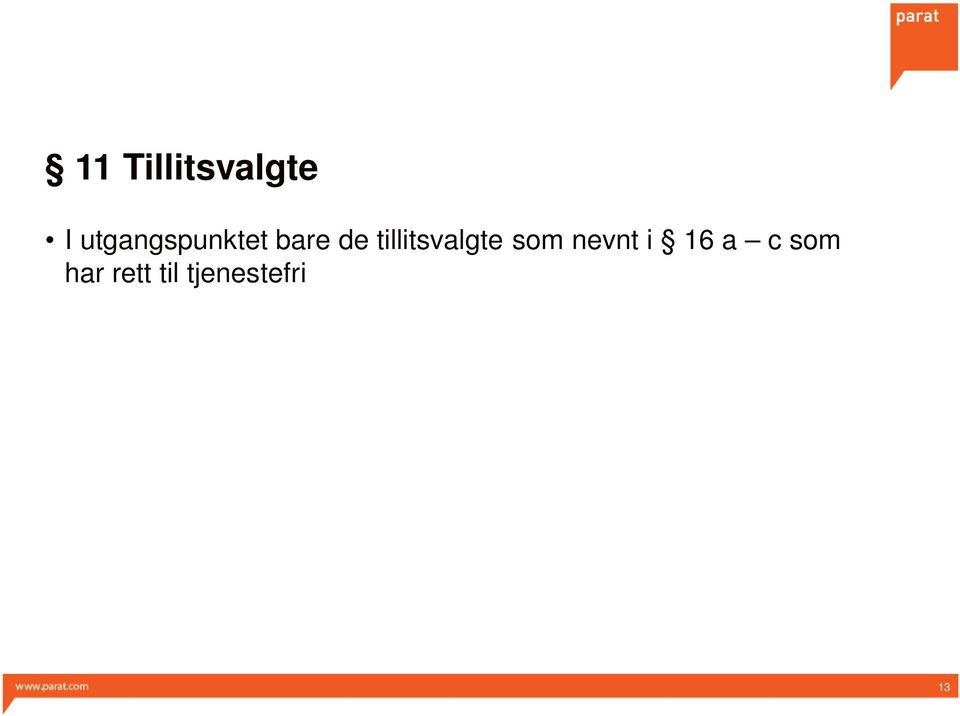 tillitsvalgte som nevnt i