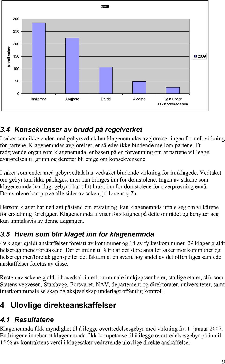 Klagenemndas avgjørelser, er således ikke bindende mellom partene.