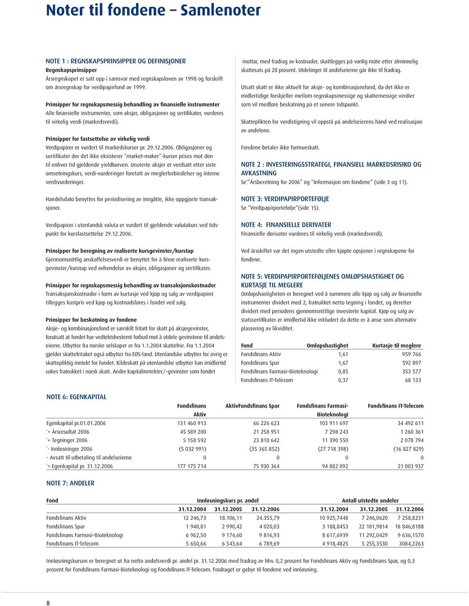 Prinsipper for regnskapsmessig behandling av finansielle instrumenter Alle finansielle instrumenter, som aksjer, obligasjoner og sertifikater, vurderes til virkelig verdi (markedsverdi).